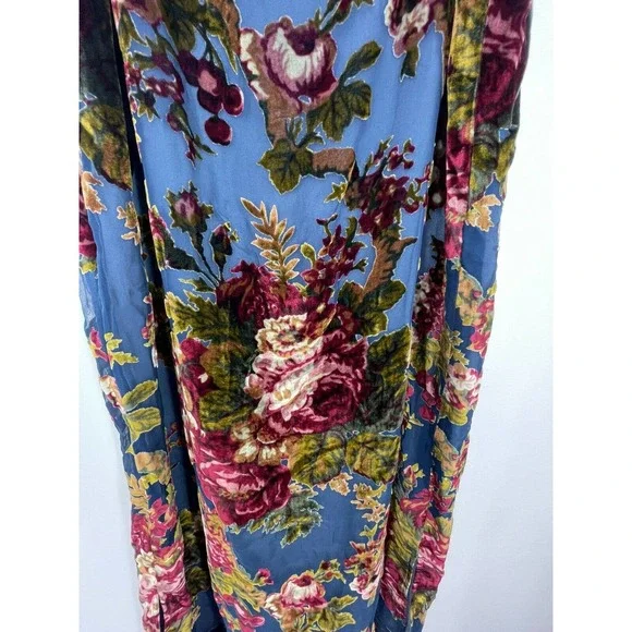 New BHLDN Carlson Size XL Burnout Velvet Dress - Picture 7 of 9